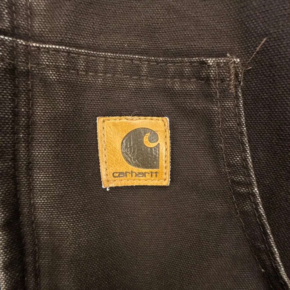 Carhartt Sandstone Jacket Quilt Lined Youth Large (10/12) YYJ130 DKB Dark Brown‎